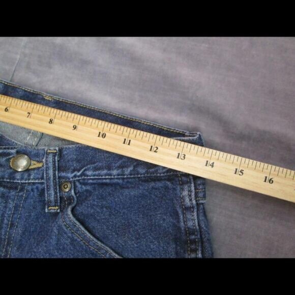 Wrangler Mens Sz 3030TF 2628.5 Jeans Medium Wash Blue Straight Leg 96501MR - Picture 8 of 9